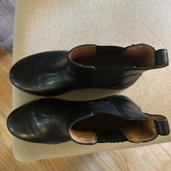 Madewell Women’s The Ivy Chelsea Leather Boots Black Size 6.5 - Picture 5 of 10